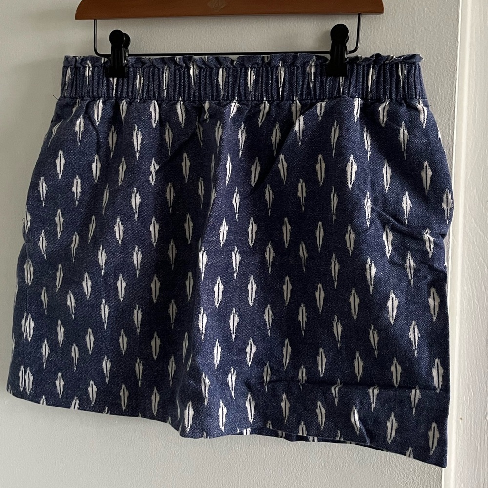 J Crew Cotton Linen Blend Skirt, size 14
